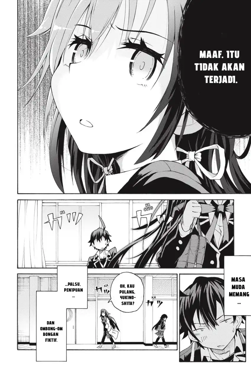 Yahari Ore No Seishun Love Come Wa Machigatteiru Comic Chapter 1 Halaman 31
