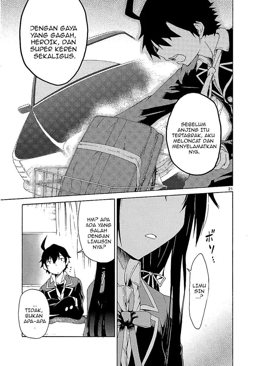 Yahari Ore No Seishun Love Come Wa Machigatteiru Comic Chapter 2.2 Halaman 9