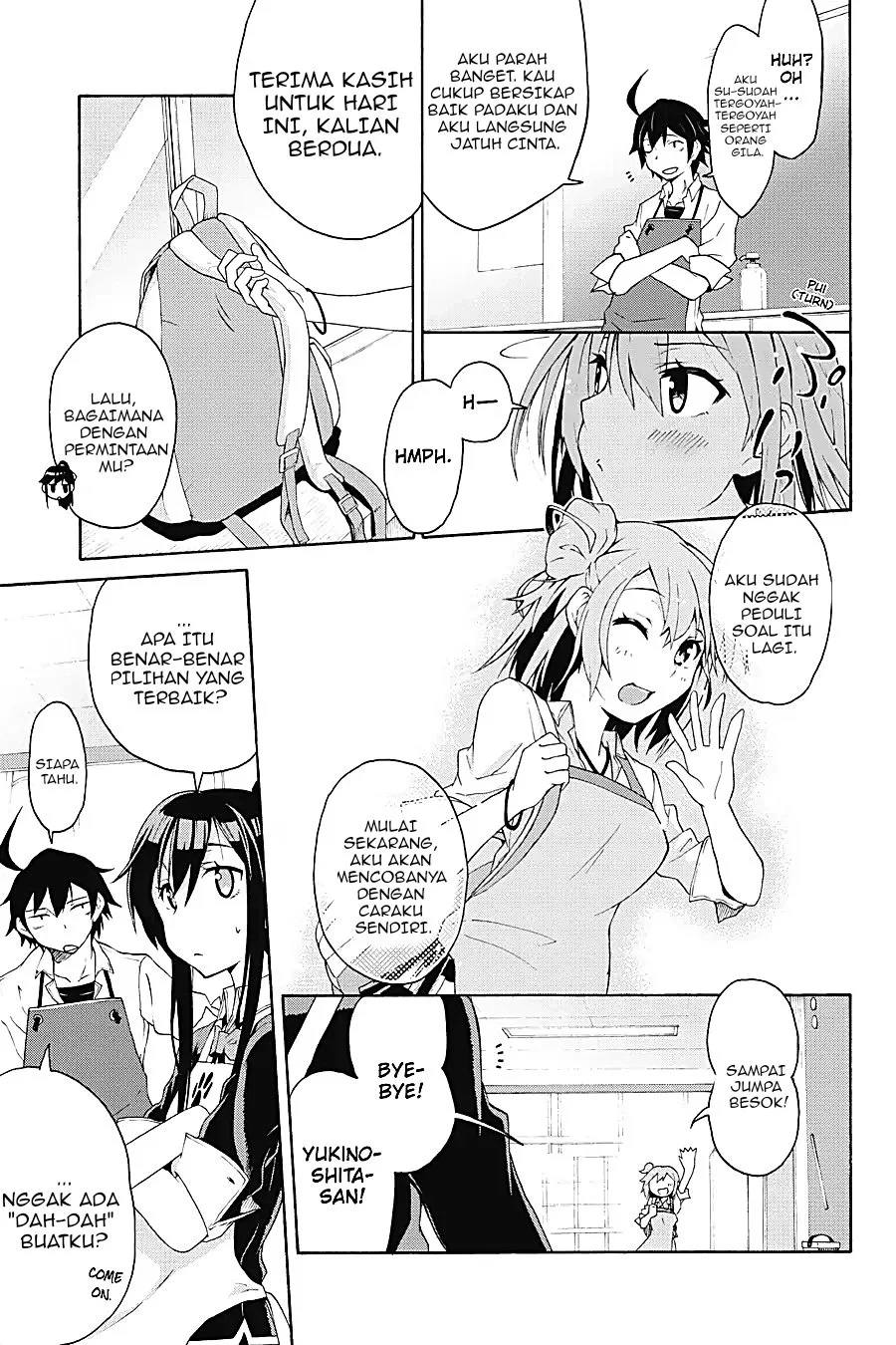 Yahari Ore No Seishun Love Come Wa Machigatteiru Comic Chapter 3.3 Halaman 8