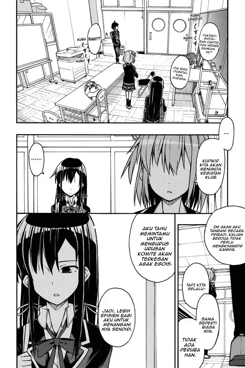 Yahari Ore No Seishun Love Come Wa Machigatteiru Comic Chapter 35 Halaman 27