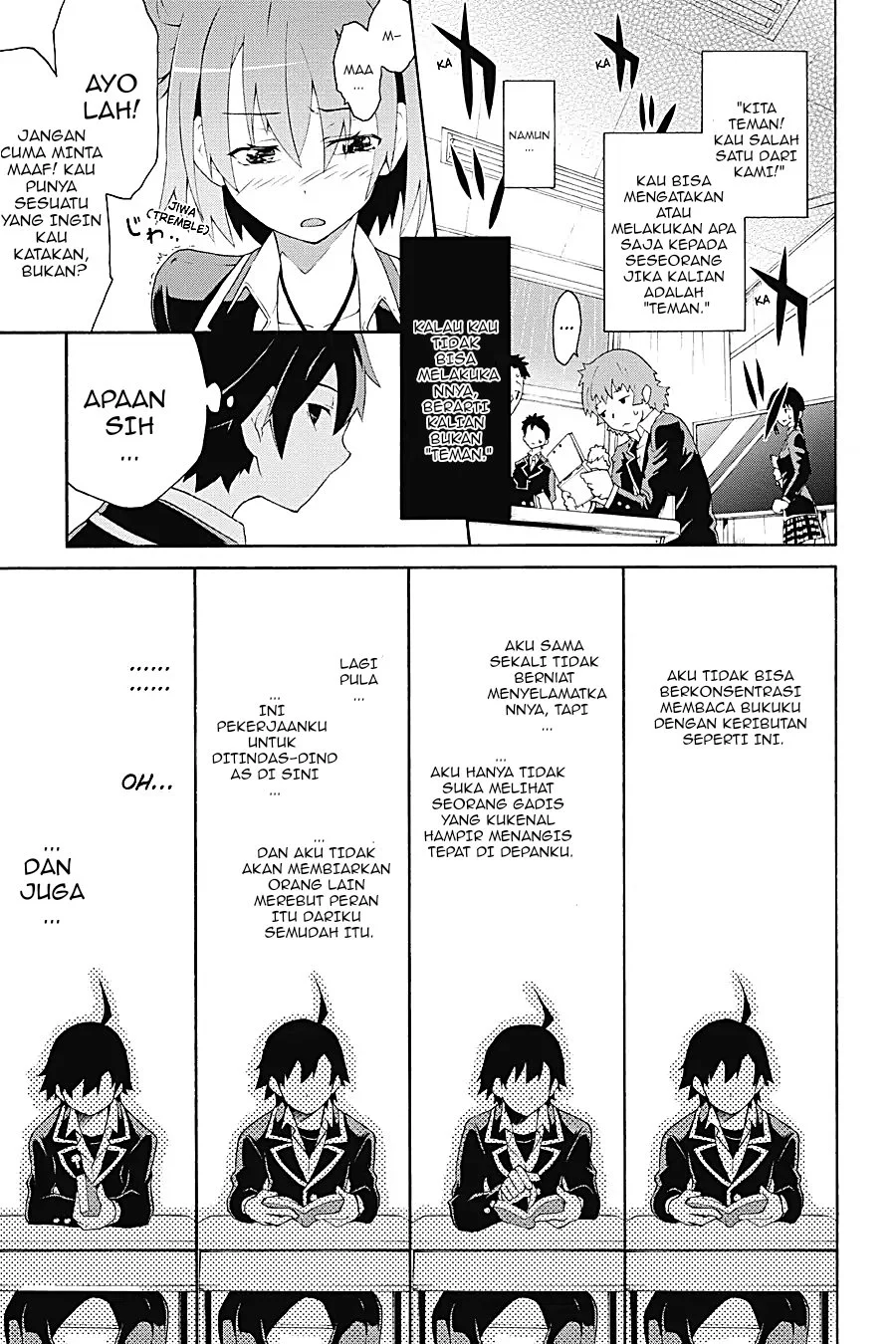 Yahari Ore No Seishun Love Come Wa Machigatteiru Comic Chapter 4.1 Halaman 11