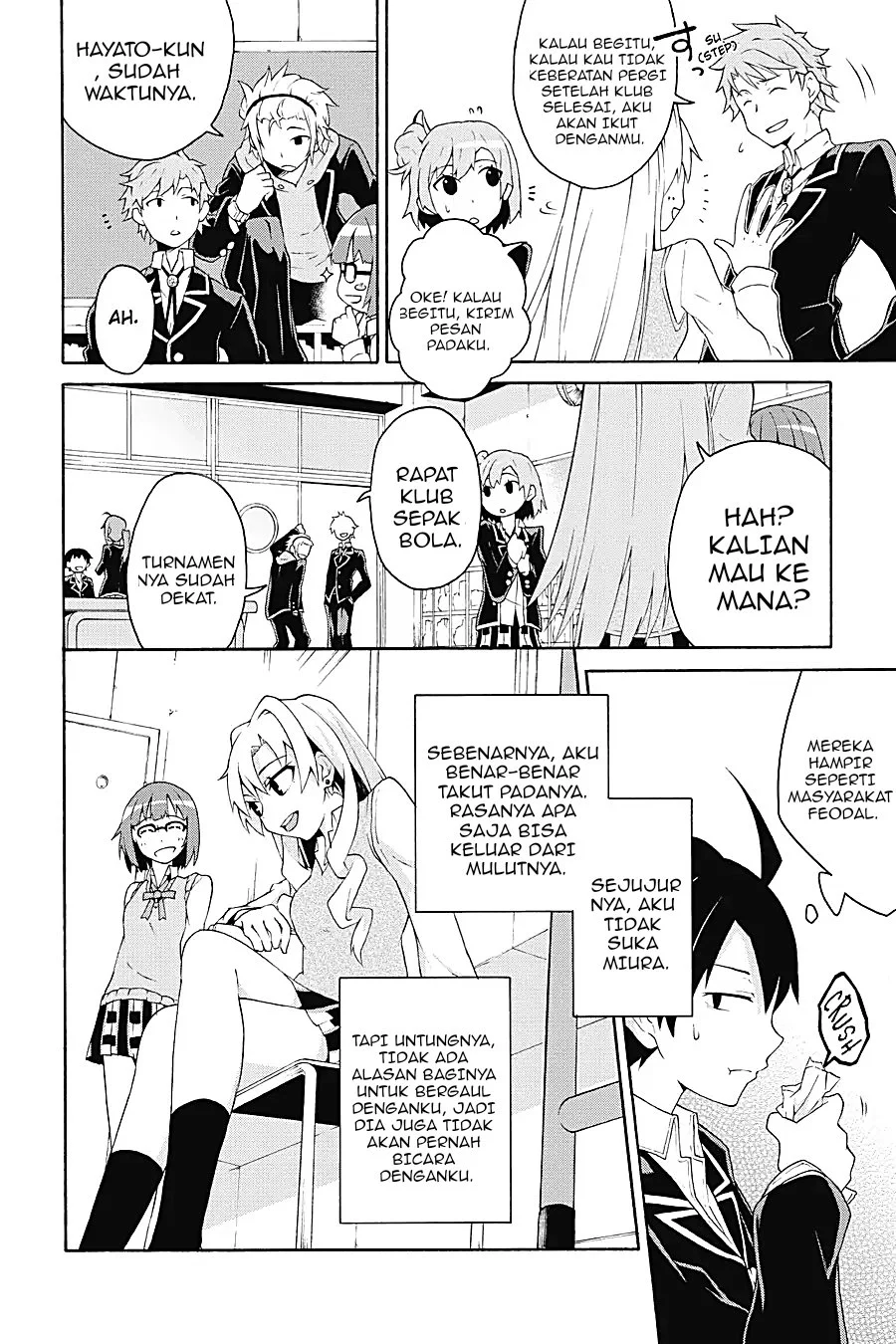 Yahari Ore No Seishun Love Come Wa Machigatteiru Comic Chapter 4.1 Halaman 8