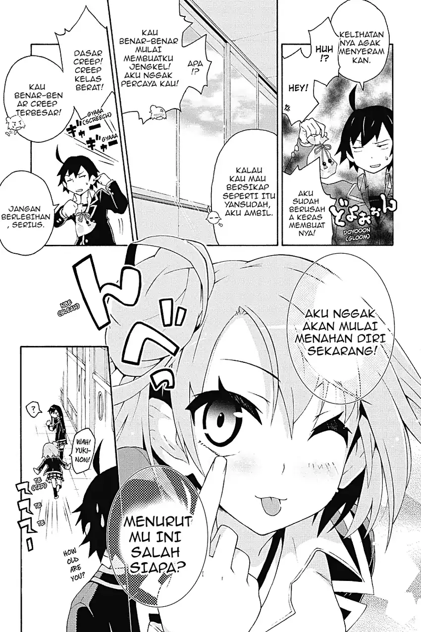 Yahari Ore No Seishun Love Come Wa Machigatteiru Comic Chapter 4.2 Halaman 14